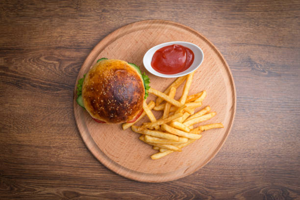 istock Home made burgers 1217366530