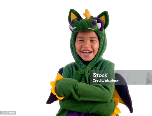 Photo libre de droit de Heureux Dragon banque d'images et plus d'images libres de droit de Costume de déguisement - Costume de déguisement, Dragon, Enfant