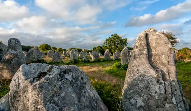 Carnac has become famous thanks to the presence of the largest concentration of megaliths in the world.