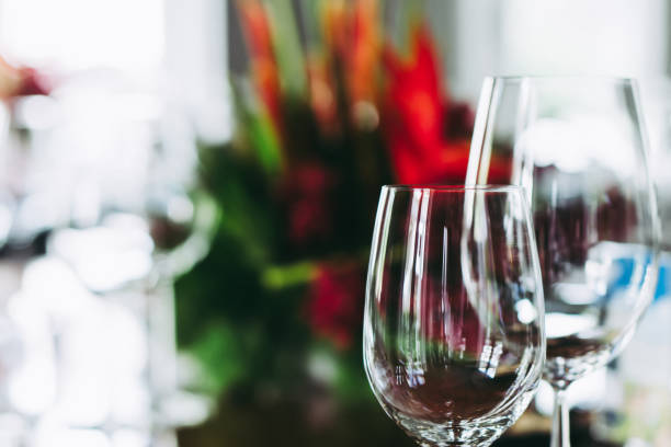 istock Elegance luxury restaurant empty close shutdown no customers during coronavirus quarantine lockdown. Food fine dining business in crisis finance bankruptcy. Cancel events celebration party wedding 1217366960