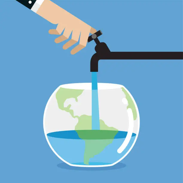Vector illustration of Water World