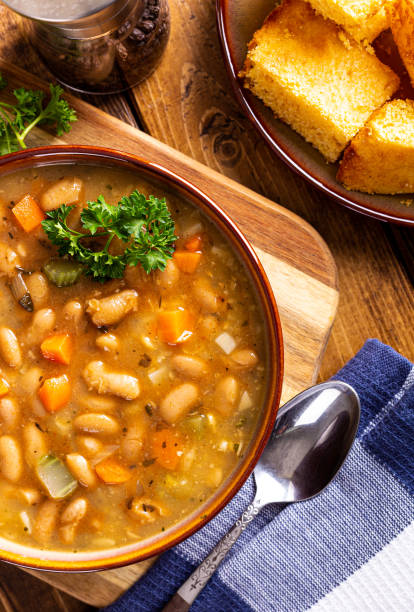 istock Bowl of Tasty Bean Soup 1217367876