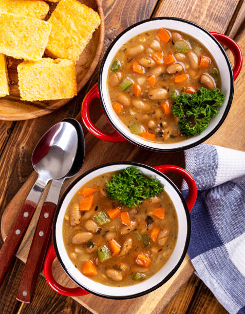 istock Bowl of Tasty Bean Soup 1217368022