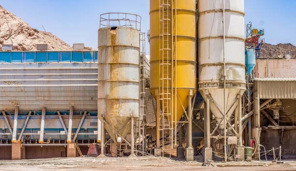 istock not working mine factory industrial object iron tanks rusty and dirty elements on polluted territory 1217368075