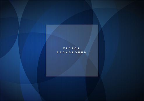 Abstract Blue vector background. Horizontal composition with copy space.