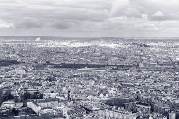 istock Modern Paris in black and white 1217378239
