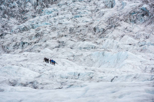 istock People hike on the Glacier 1217378265