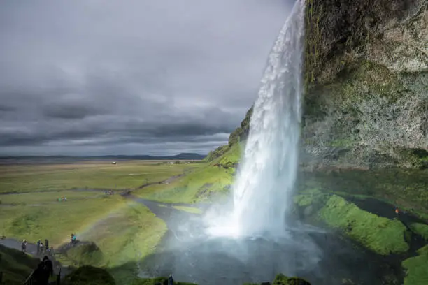 Photo of Seljalandsfoss waterfall in Iceland in Summer