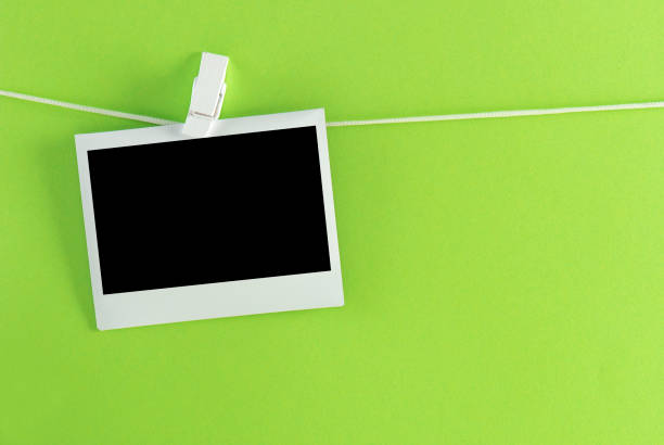 istock Photo Frame on a Clothesline 1217388188