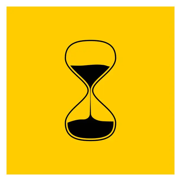 Vector illustration of Hourglass Icon