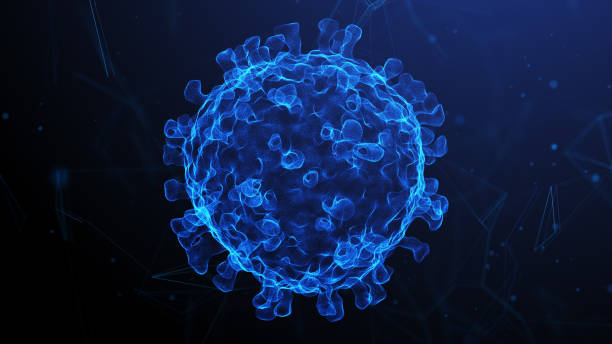 istock 3D illustration of coronavirus Covid-2019 in electrone microscope 1217390392