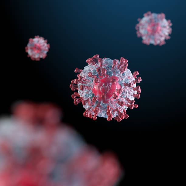 istock 3D illustration of coronavirus Covid-2019 in electrone microscope 1217390406