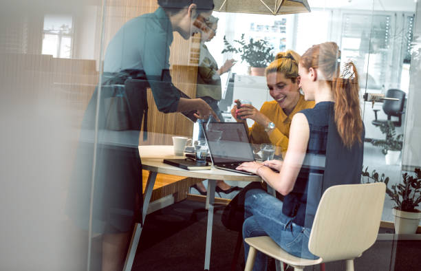 istock Businesswomen working in the office 1217392141