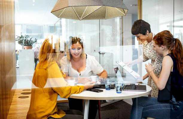 istock Businesswomen working in the office 1217392588