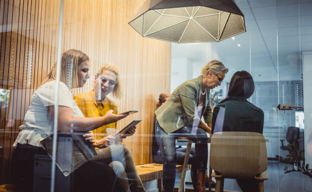 istock Businesswomen working in the office 1217392812