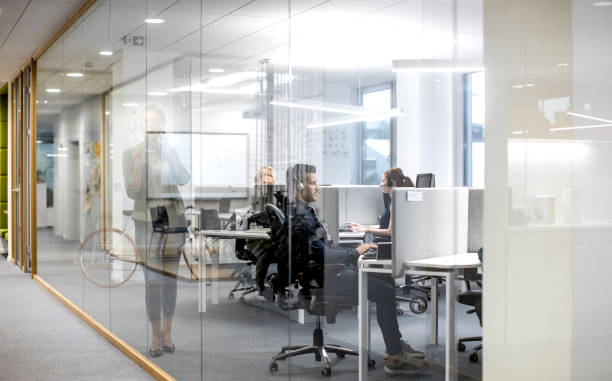 istock Customer Service Agents Working In Office stock photo 1217397086