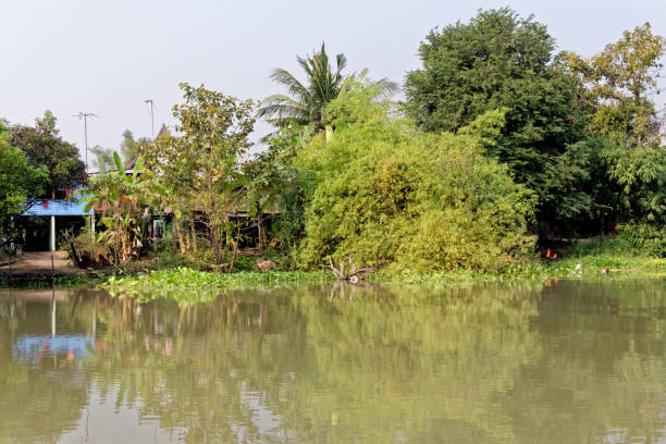 istock Traditional Thai house by the water 1217397257