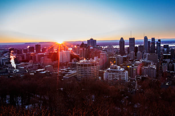 istock Sunrise over Montreal 1217402635