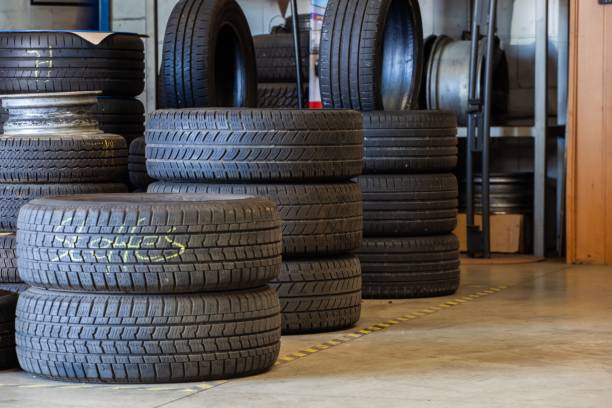 istock scenes from auto mechanic shop and tire warehouse 1217409465