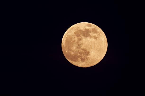 istock Full moon on the dark night 1217415275