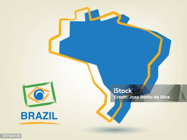 브라질지도 양식에 일치시키는 브라질에 대한 스톡 벡터 아트 및 기타 이미지 - 브라질, 지도, 바이아 주