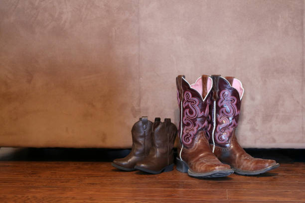 istock Love concept cowboy boots 1217420827