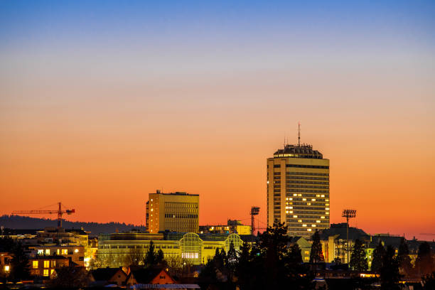 istock Sunset in Zurich 1217424515