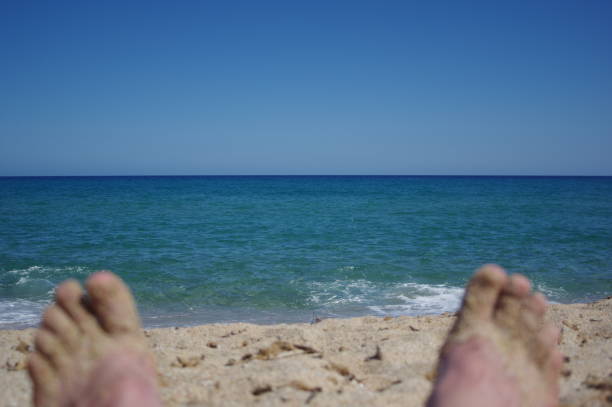 Beach summer activities, Sardinia, Italy, Europe