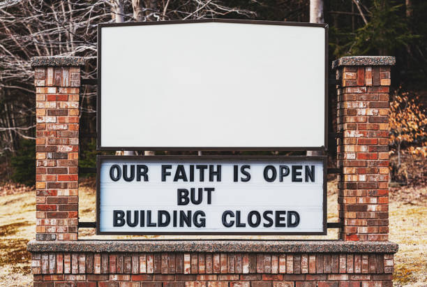 istock Church Closed Due to Coronavirus 1217432479