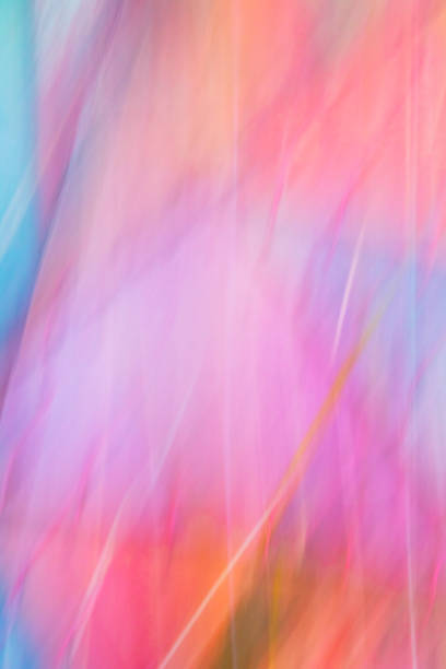 istock Abstract Blurred Background in Vibrant Colours in Futuristic Style 1217432942