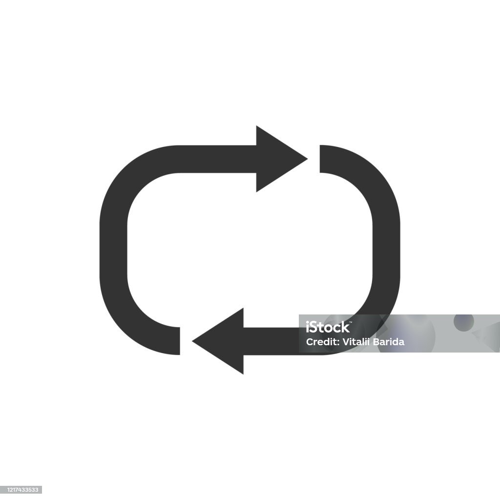 Branching Sign Branching Arrow Flat Vector Stock Illustration - Download Image Now ...