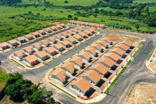 istock Panoramic view of popular houses. Great landscape. 1217435013
