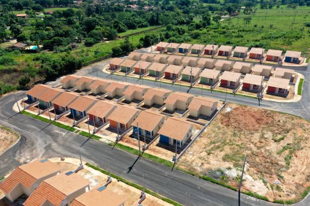 istock Panoramic view of popular houses. Great landscape. 1217436860