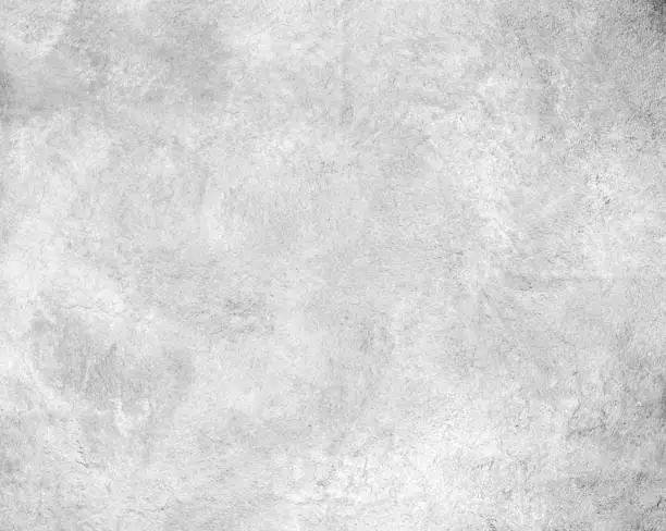 Photo of White or light grey stucco texture