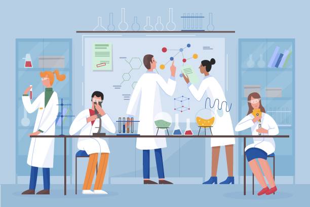 12,000+ Student Science Lab Stock Illustrations, Royalty-Free Vector ...