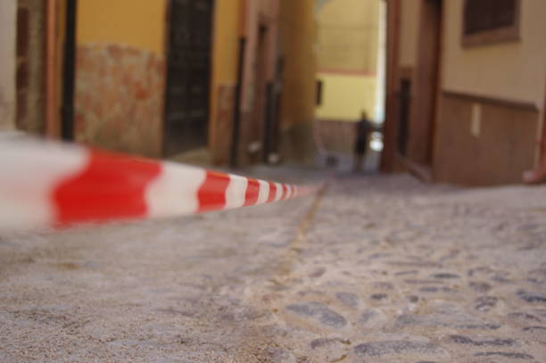 istock Low angle view on street surface. Sardinia, Italy. 1217441419