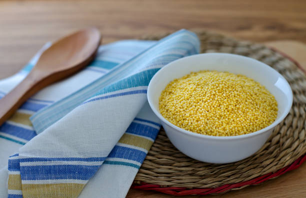 istock Millet groats in a cup 1217443474