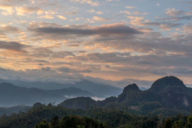 istock Sunrise near Tham Lod, Thailand 1217446112