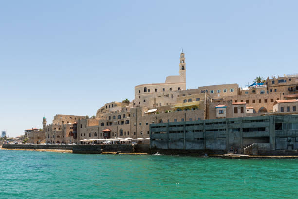 istock Jaffa view from boat, Israel 1217446242