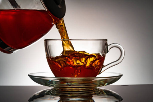 istock Cup of tea and teapot 1217449049