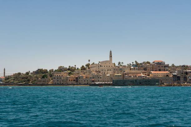 istock Jaffa view from boat, Israel 1217451664