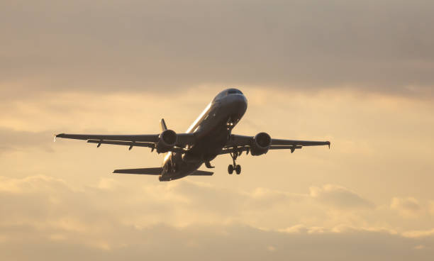 istock Take off passenger plane in the sky 1217451729
