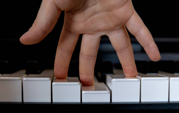 istock Little Girl Playing The Piano 1217451960