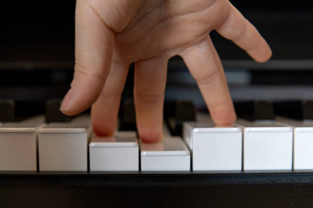 istock Little Girl Playing The Piano 1217452079
