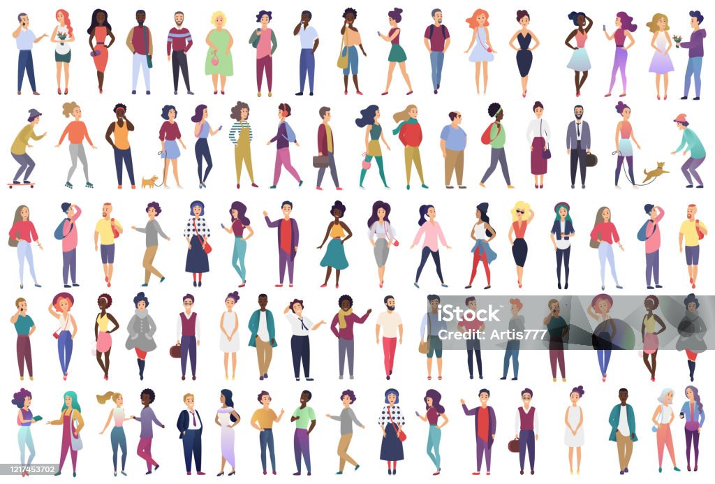 Fashionable Group Of Male And Female Cartoon Characters Dressed In Trendy Clothing In Different Poses Crowd Of Tiny People Wearing Stylish Clothes Flat Gradient Color Vector Illustration Stock Illustration - Download Image Fashionable Group Of Male And Female Cartoon Characters Dressed In Trendy Clothing In Different Poses Crowd Of Tiny People Wearing Stylish Clothes Flat Gradient Color Vector Illustration Stock Illustration - Download Image