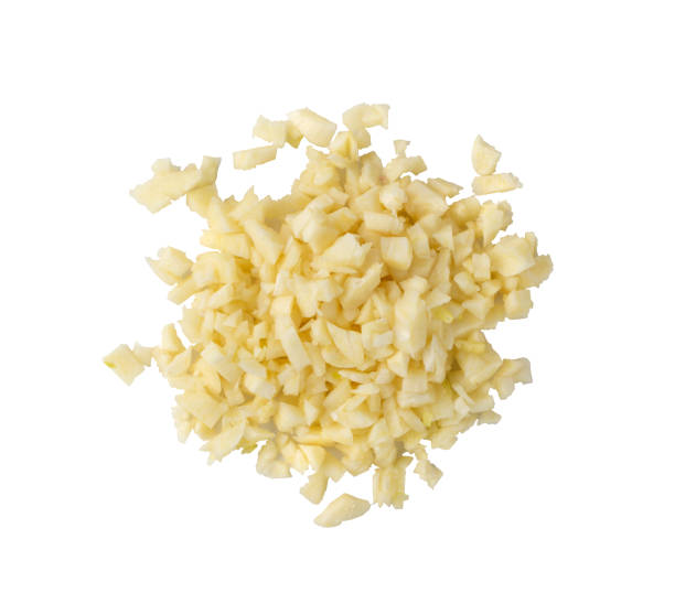 istock Fresh Garlic Parts Isolated on White Background 1217461575