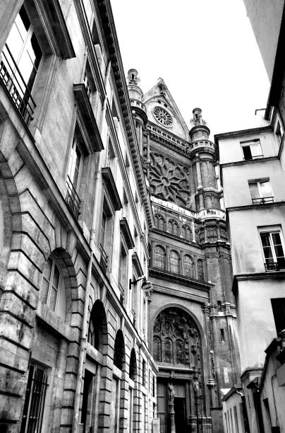 saint-eustache, paryż - église saint eustache zdjęcia i obrazy z banku zdjęć