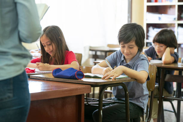 istock First Day at school with new Friends. 1217463444