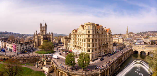istock Aerial view of Bath, England 1217465129
