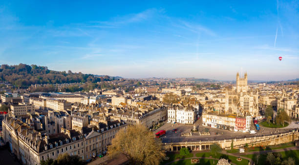 istock Aerial view of Bath, England 1217465850